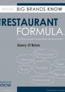 The Restaurant Formula by Gerry O'Brion